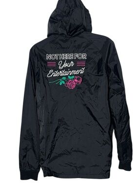 pink beautiful trauma tour zip up jacket small vintage embroidered P!NK concert